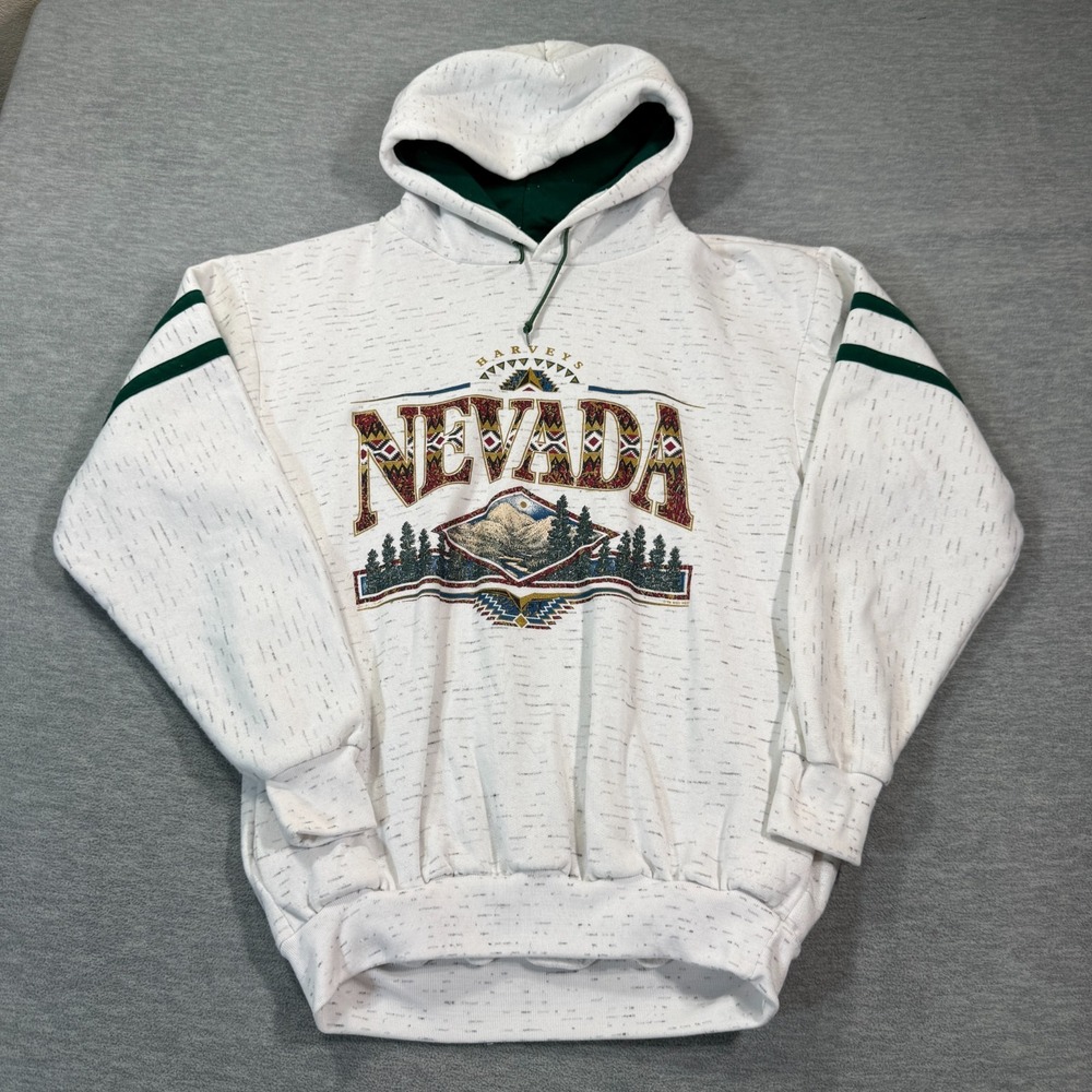 Bay‎ Bridge Hoodie Men XL Vintage 90s Nevada Graphic Pullover Made in USA